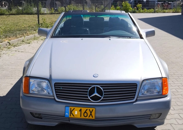 Mercedes-Benz SL cena 76500 przebieg: 135571, rok produkcji 1990 z Kraków małe 742